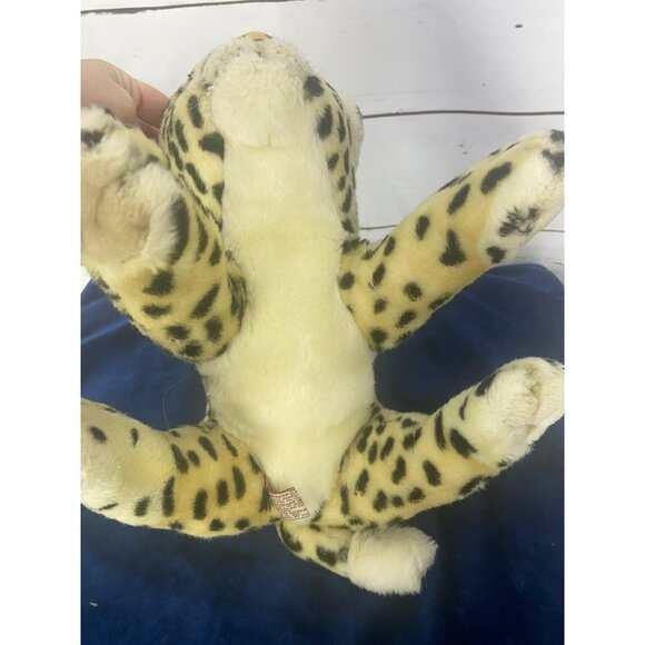 Vintage Avanti Wallace Berrie Leopard Stuffed Plush Applause Toy 12 Inches - Picture 4 of 6